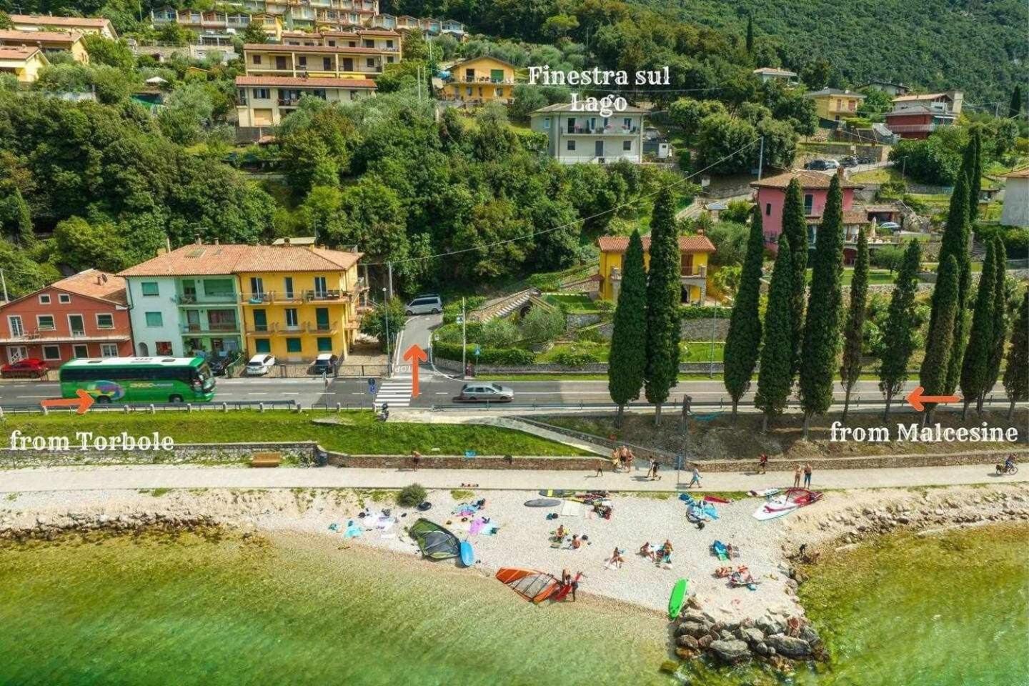 Finestra Sul Lago Malcesine Apt Riva 外观 照片